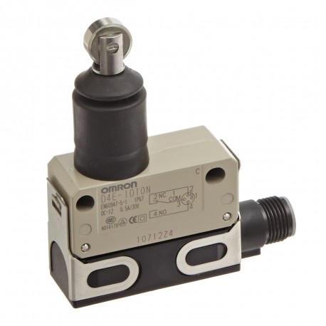 OMRD4EN0100M D4E-1D10N D4EN0100M D4E1D10N OMRON Plunger roller plunger sealed SPDT 1A Sealed