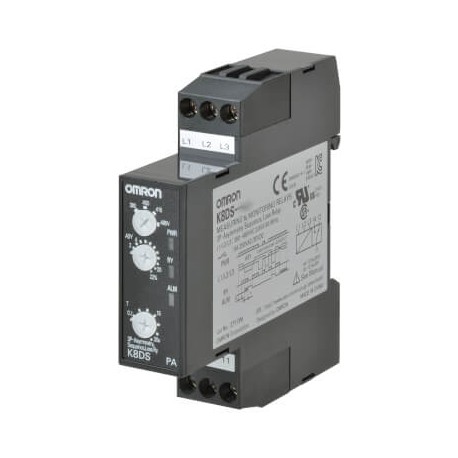 OMRK8DS0007A K8DS-PA2 K8DS0007A K8DSPA2 OMRON Three-phase Asymmetry+Sequence+Loss phase 380-480AC 17.5 mm
