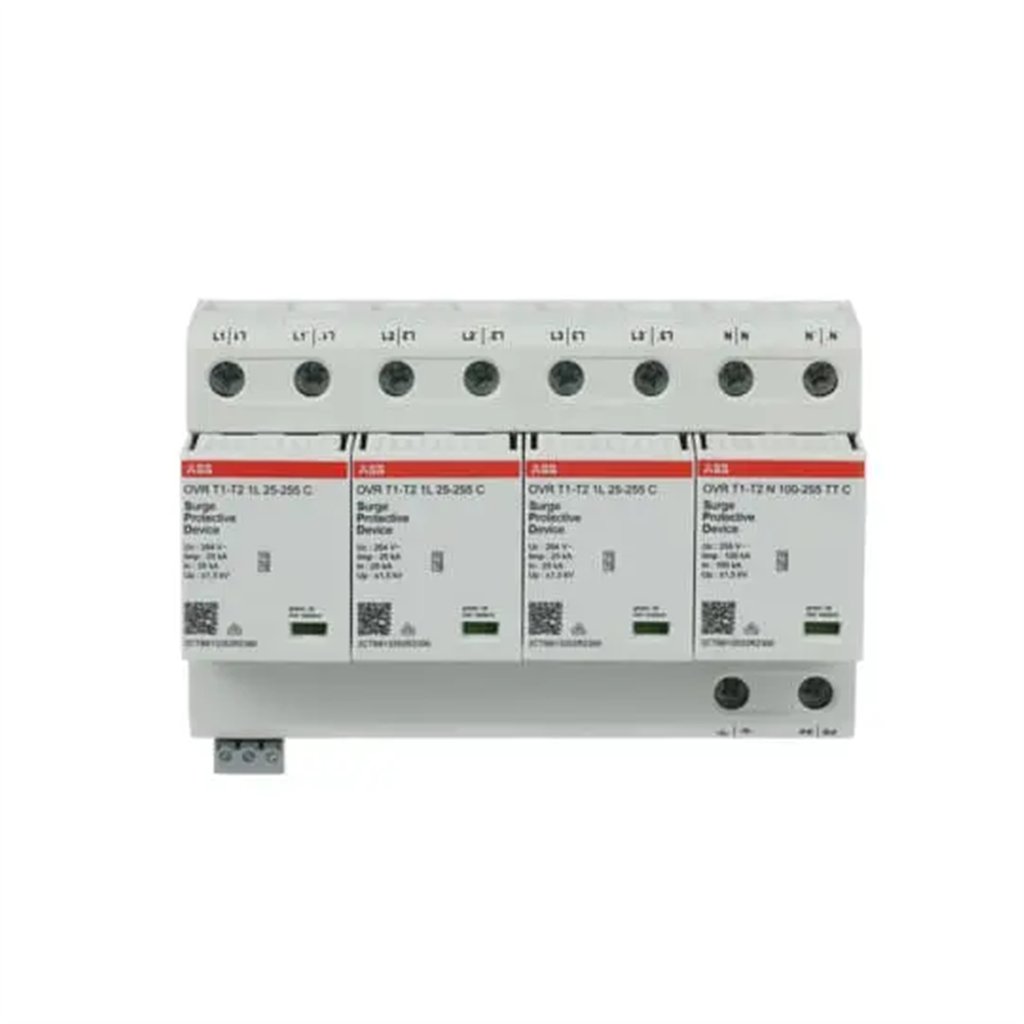 OVR123N100255TS 2CTB812111R2300 OVR T1-T2 3N 100-255 P TS ABB Surge protective device