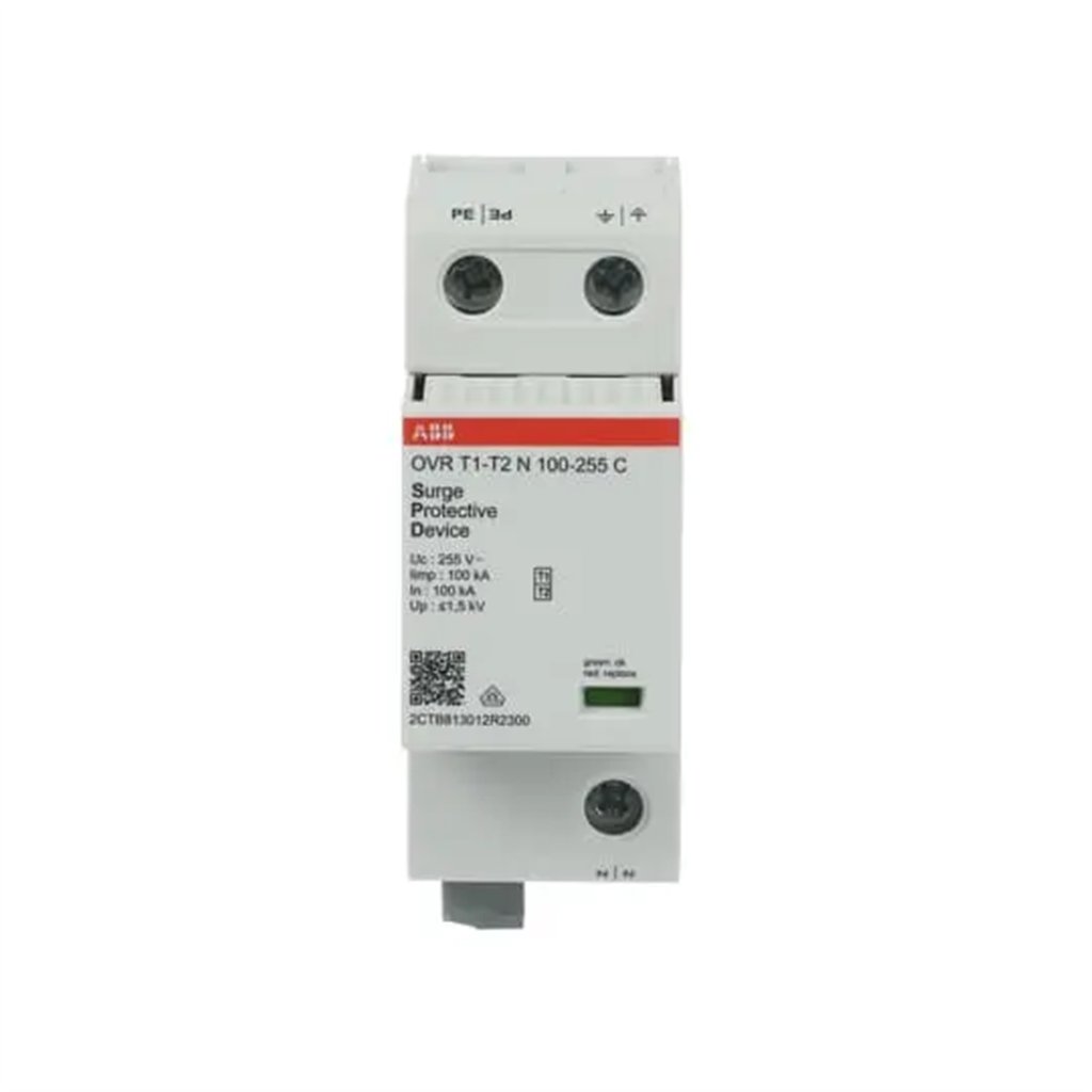 OVR12N100255TS 2CTB813011R2300 OVR T1-T2 N 100-255 P TS ABB Surge protective device