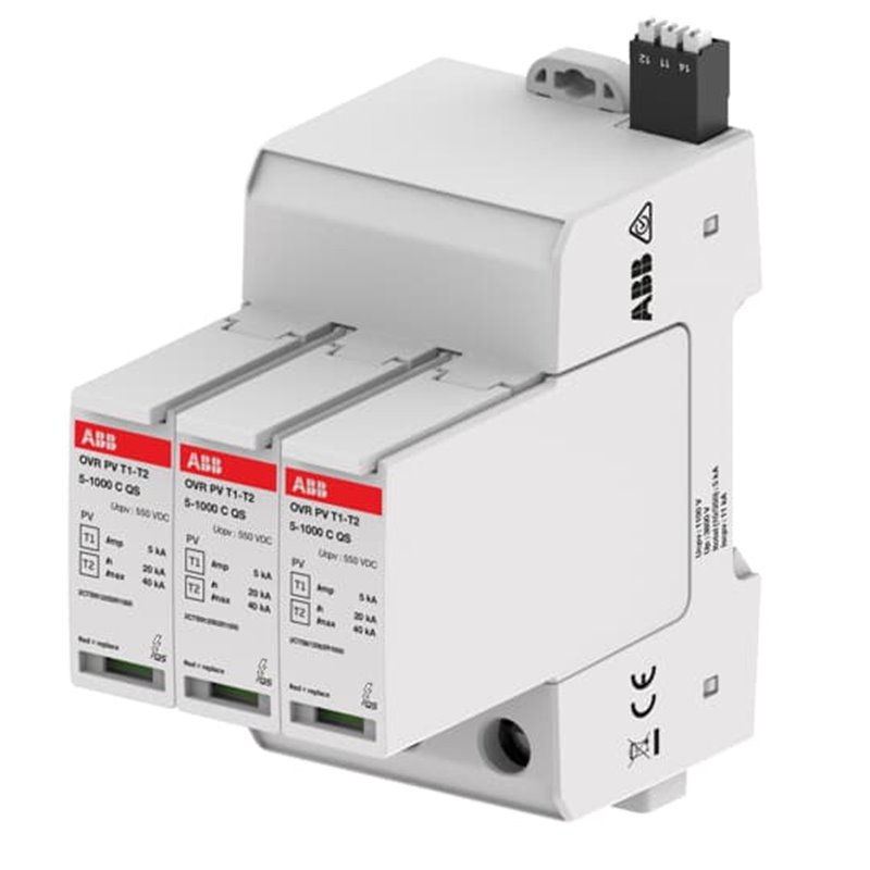 OVRPV1251000TS 2CTB812051R1000 ABB OVR PV T1-T2 5-1000 P TS QS