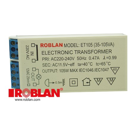 ROBET105W ET105W ROBLAN Electronic transformer.Electronic 105W 12V