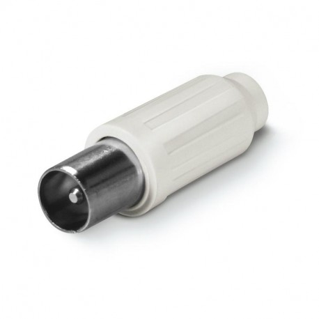 SCA18060CEIS 180.60/CEI-S SCAME COAXIAL CABLE PLUG 9,5 MM WHITE