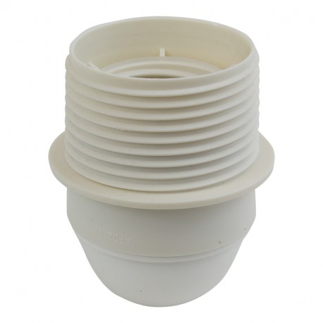 SCA1906000FCGB 190.6000FCGB SCAME LAMPHOLDER E27 PLASTIC THREAD WHITE