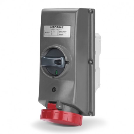 SCA403AMR3287M 403.AMR3287-M SCAME INTERLOCK.SOCKET 3P+N+E IP66/IP67 32A 6h