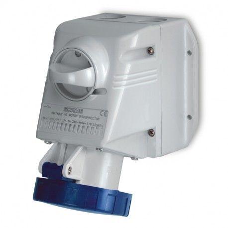 SCA5183253TSA 518.3253TS.A SCAME SURF.MNT.SOCKET 2P+E IP66/IP67 32A 6h