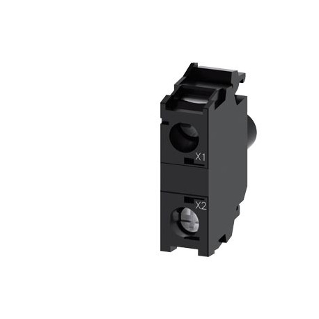 SIE3SU14011BB601AA0 3SU1401-1BB60-1AA0 SIEMENS LED module with integrated LED 24 V AC/DC, white, screw terminal, for front plate..