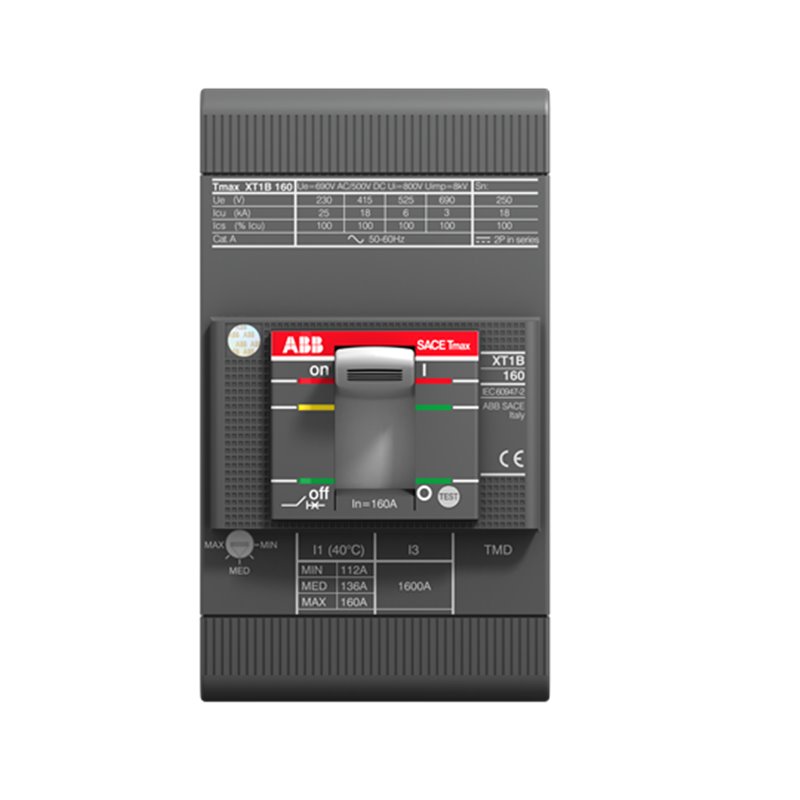 XT1C160TMD3 1SDA067399R1 ABB XT1C 160 TMD 160-1600 3p F F
