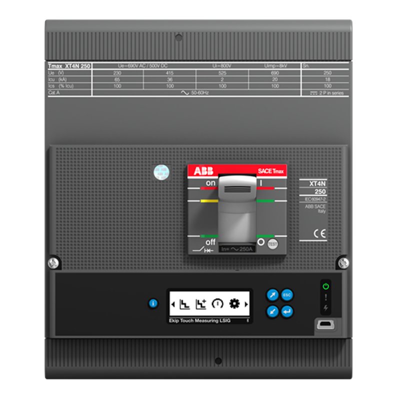 XT4L160E4 1SDA069639R1 ABB XT4L 160 Ekip E-LSIG In160A 4p F F