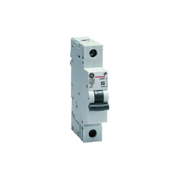 EB61C06 674050 GENERAL ELECTRIC Miniature circuit breaker CB60 1P 6A C ...